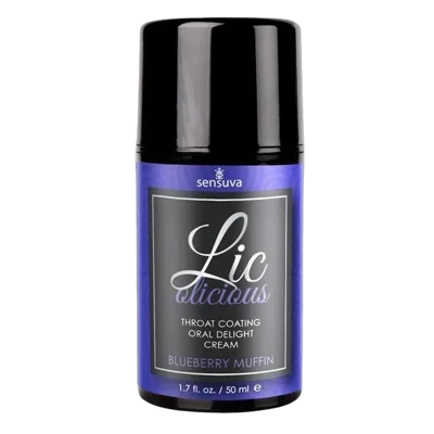 Гель для мінету Sensuva Lic-o-licious Blueberry Muffin (50 мл), оліїстий, без цукру
