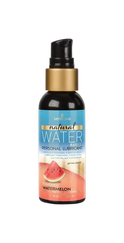 Змазка на водній основі Sensuva Natural Water-Based Watermelon (57мл) без гліцерину та парабенів