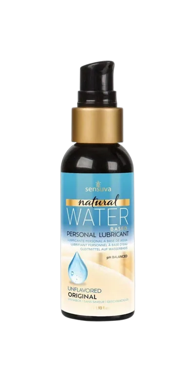 Лубрикант на водній основі Sensuva Natural Water-Based (57 мл), без гліцерину та парабенів