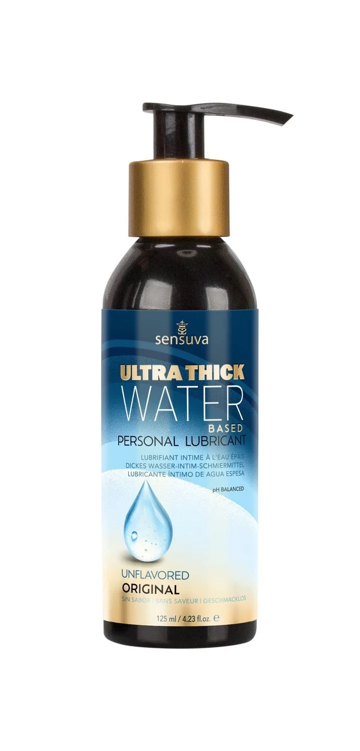 Густа змазка Sensuva Ultra-Thick Water-Based (125 мл) на водній основі, без гліцерину та парабенів