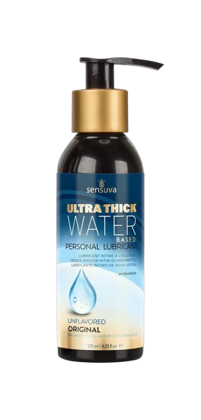 Густа змазка Sensuva Ultra-Thick Water-Based (125 мл) на водній основі, без гліцерину та парабенів