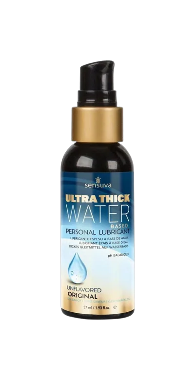 Густа змазка Sensuva Ultra-Thick Water-Based (57 мл) на водній основі, без гліцерину та парабенів