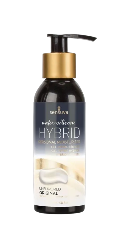Смазка водно-силиконовая Sensuva Hybrid Formula (125 мл) без сахара, подходит для оральных ласк
