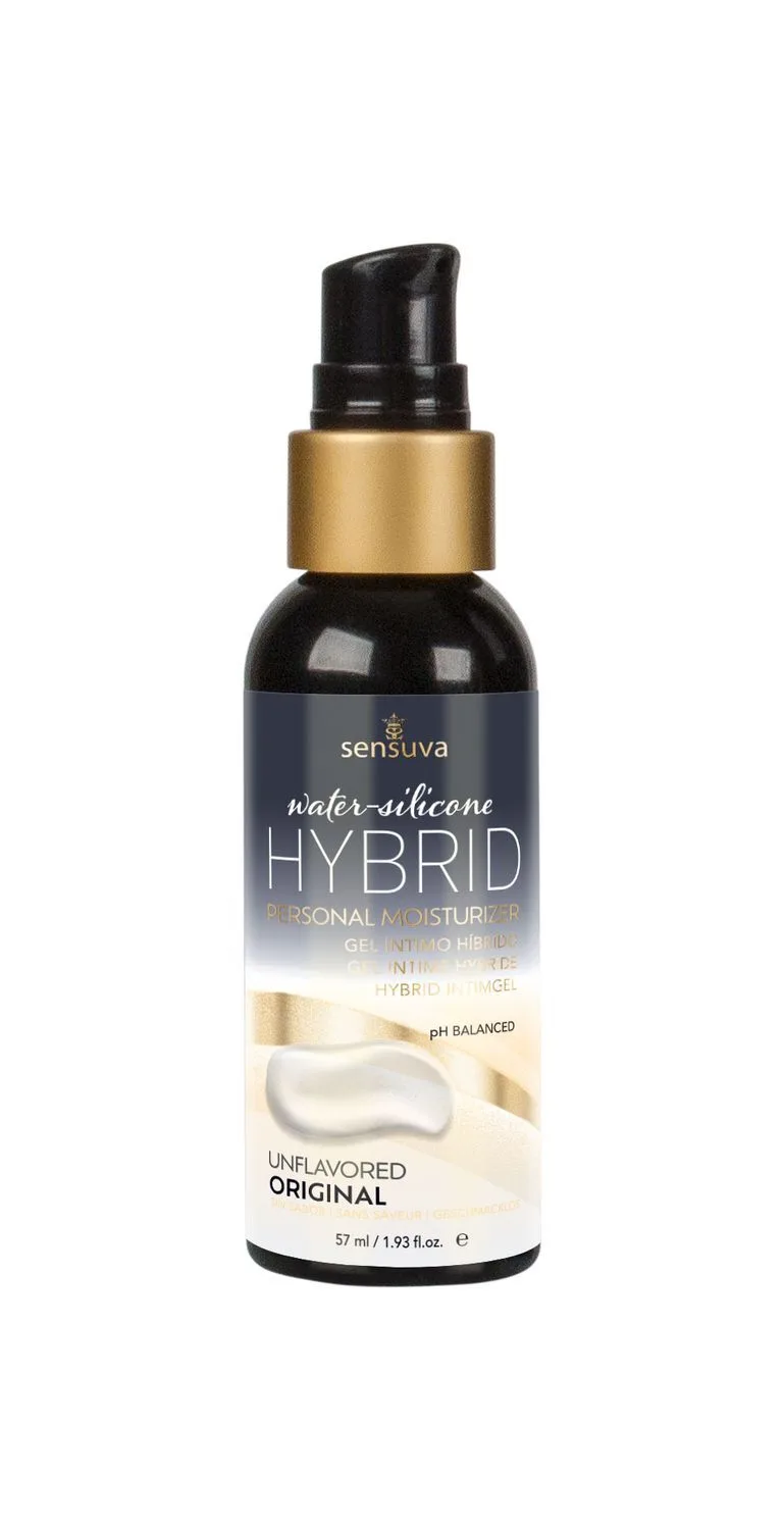 Смазка водно-силиконовая Sensuva Hybrid Formula (57 мл) без сахара, подходит для оральных ласк