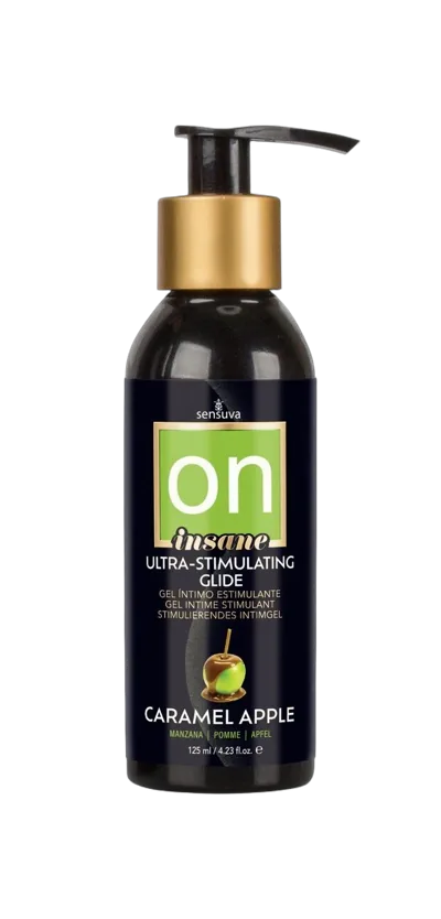 Збуджувальна змазка на гібридній основі Sensuva  Ultra-Stimulating On Insane Caramel Apple (125 мл)