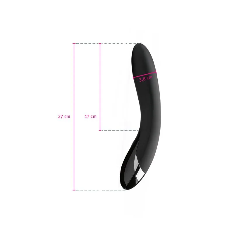Вібратор з електростимуляцією Mystim Electric Eric eStim Black, міостимулятор