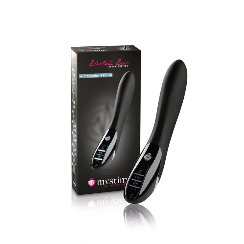 Вібратор з електростимуляцією Mystim Electric Eric eStim Black, міостимулятор