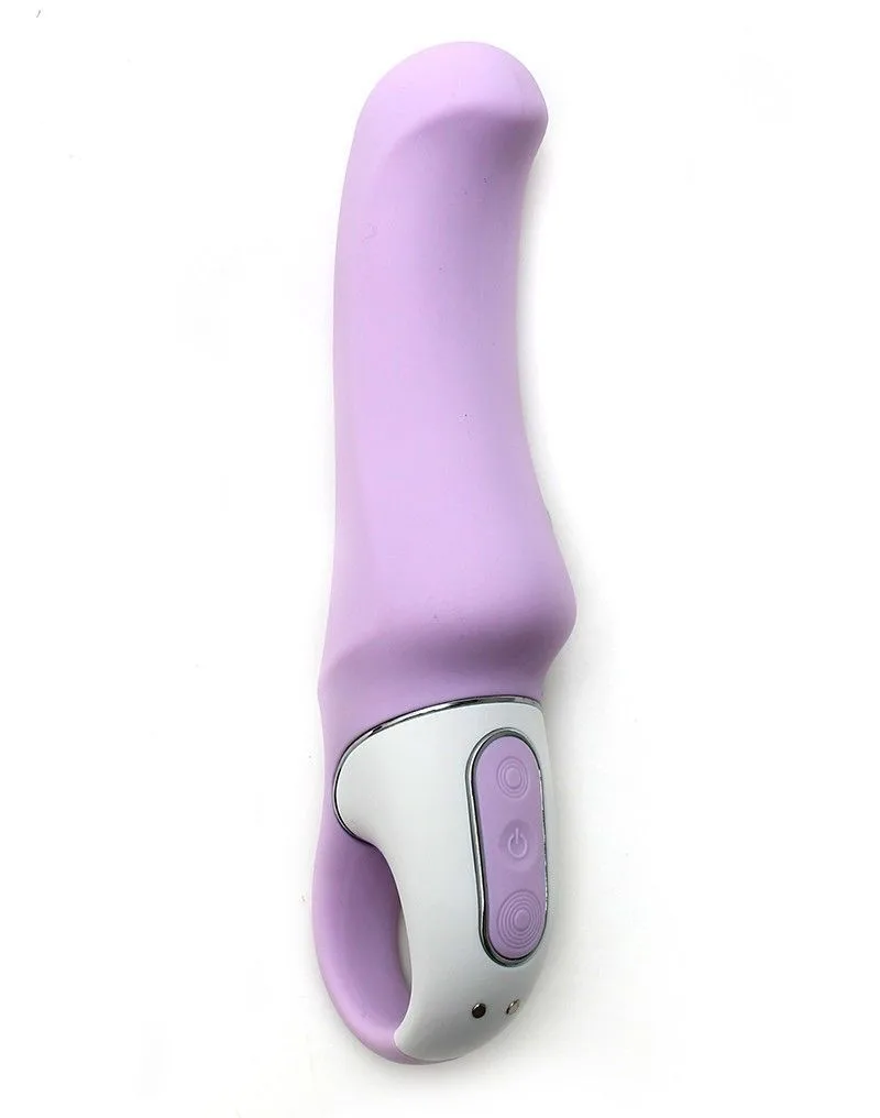 Мощный вибратор Satisfyer Vibes Charming Smile с гибким стволом, литой силикон