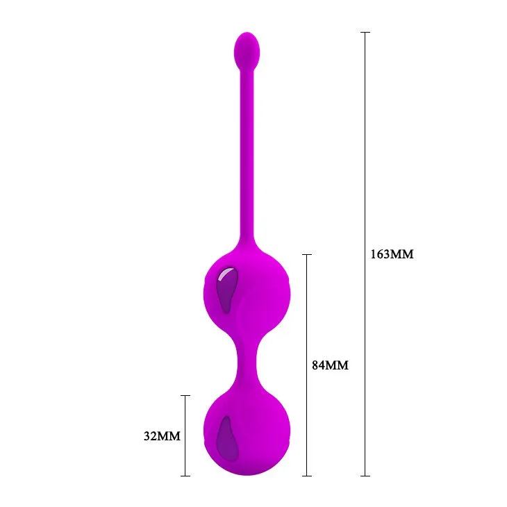 Вагінальні кульки PL Kegel Tighten up II (фіолетовий) BI-014491
