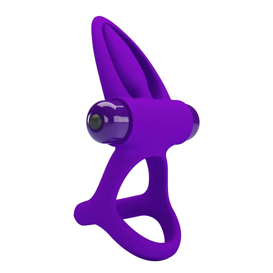 Ерекційне кільце Pretty Love VIBRATION COCK RING BI-210306 фіолетове