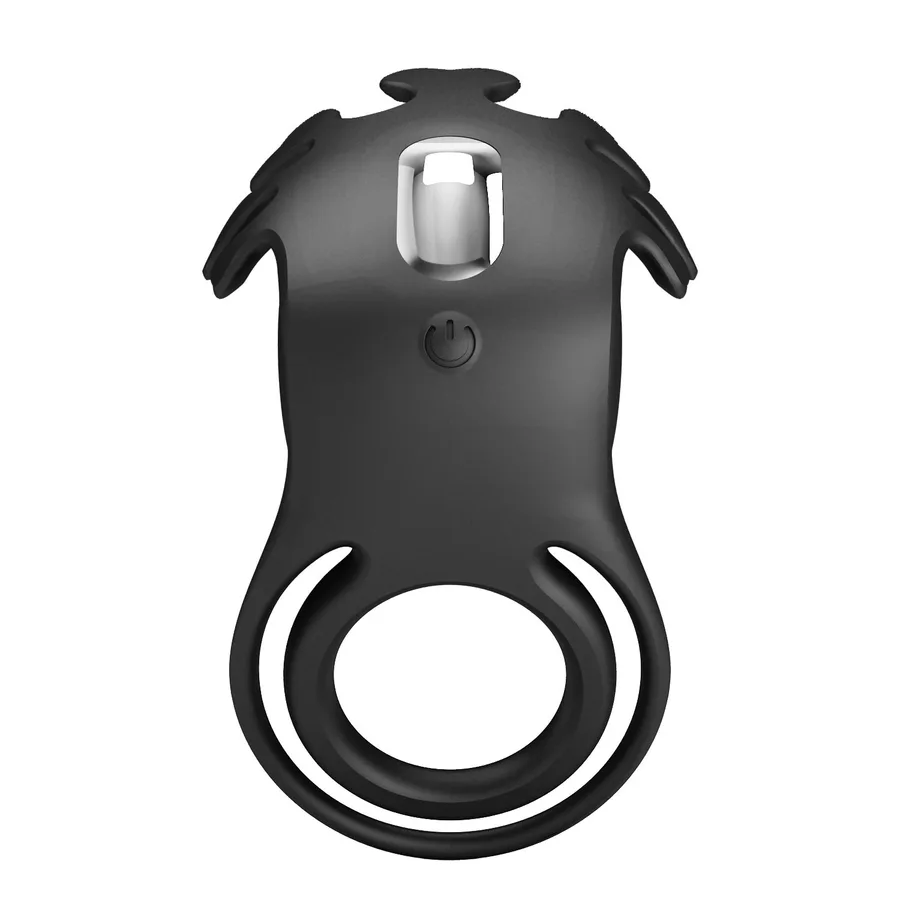 Кільце ерекційне Pretty Love VIBRANT PENIS RING RUBEN BI-210311-1 чорне