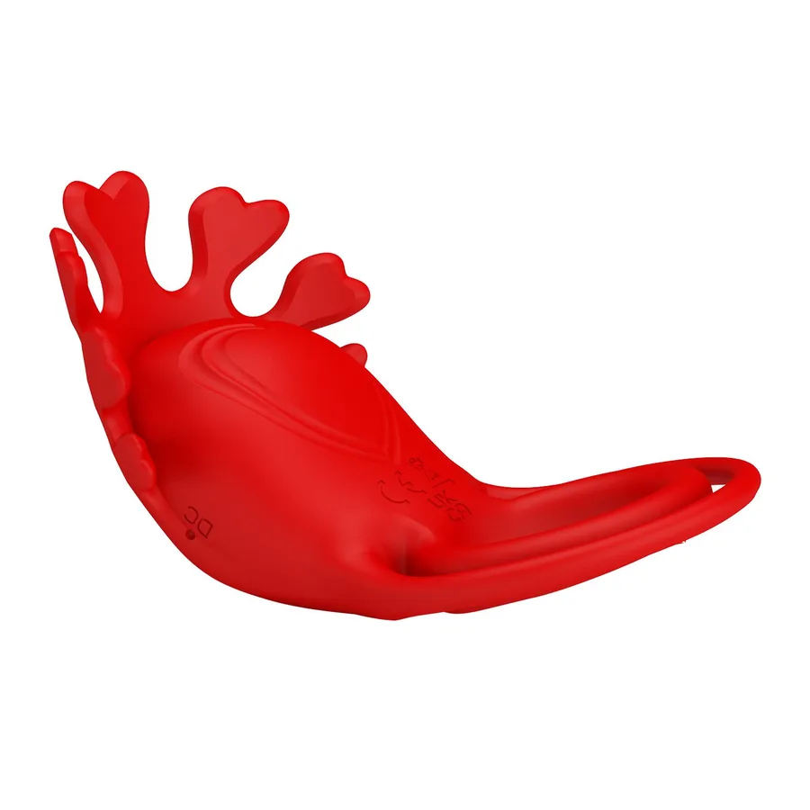 Эрекционное кольцо Pretty Love VIBRANT PENIS RING RUBEN BI-210311 красное