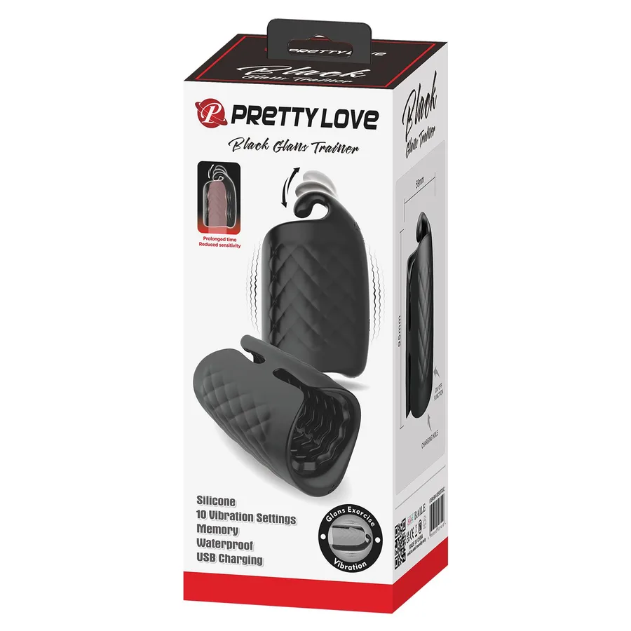 Мастурбатор Pretty Love Black Glans Trainer BM-00900T83Z
