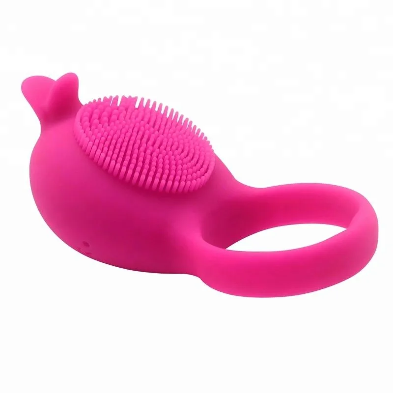 Aphrodisia Эрекционное кольцо Dolphin Vibrating Cock Ring pink