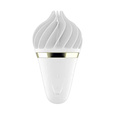Мороженка спиннатор Satisfyer Lay-On - Sweet Temptation White/Gold