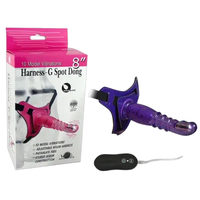 Страпон вібро Harness-G Spot Dong