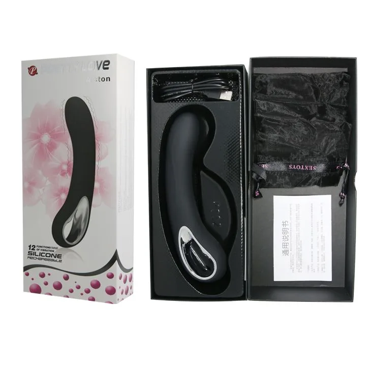 Вібростимулятор Pretty Love ALSTON BI-014412-1 чорний