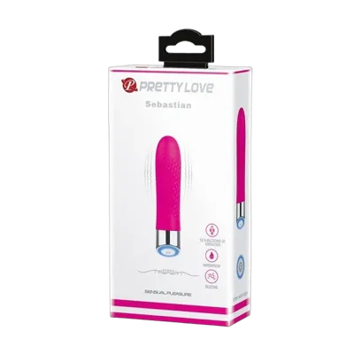 Вібромасажер серії Pretty Love «Sebastian» BI-014611-1 рожевий