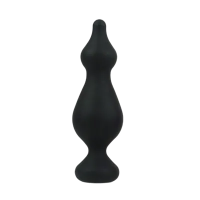 Анальна пробка Adrien Lastic Amuse Big Black (L) з двома переходами, макс. діаметр 4,4 см