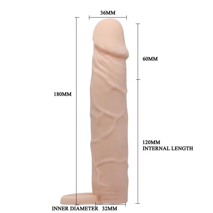 Насадка Pretty Love Penis Sleeve 7" BI-026227
