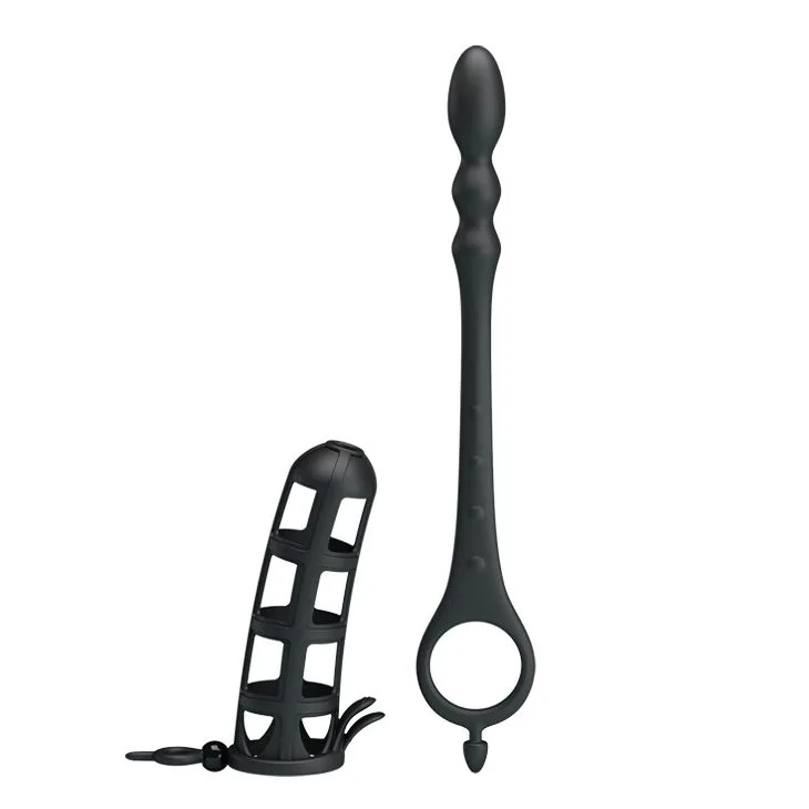 Насадка з анальним стимулятором Pretty Love HERCULES PENIS SHEATH BI-026233